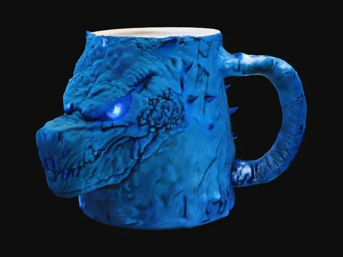 3D model for Godzilla Mug
