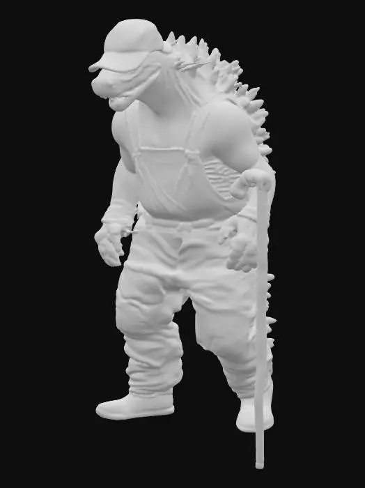 3D model for Godzilla hillbilly 