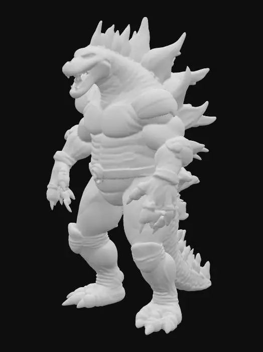 3D model for ninja-turtles Godzilla fusion
