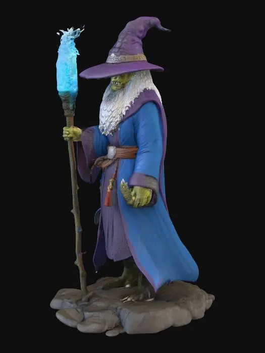 3D model for DND Wizard Godzilla character