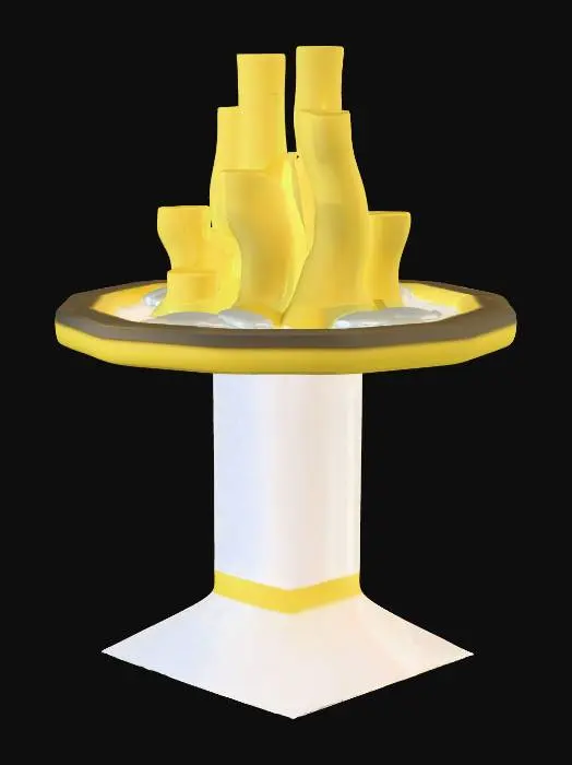 3D model for stack of gp OSRS, #PBR#