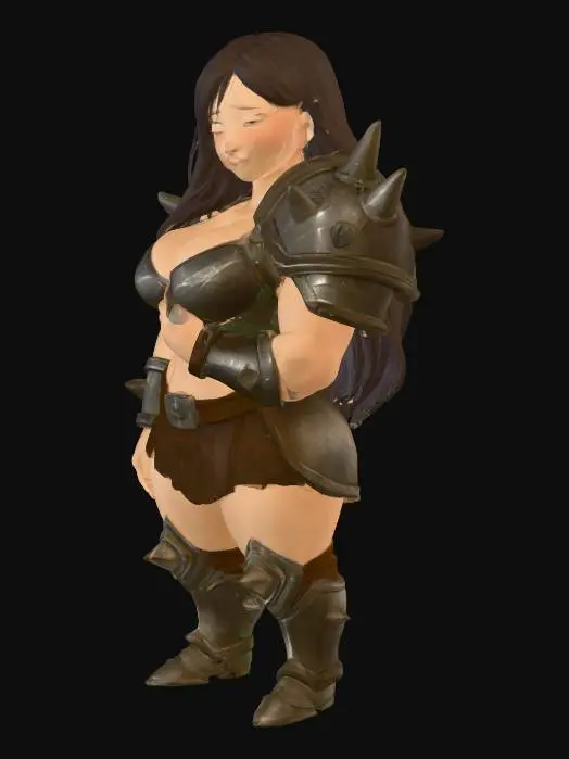 3D model for shy bandos girl