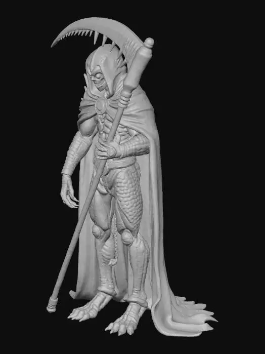 3D model for headless horseman with no head in Godzilla theme #Halloween2025#