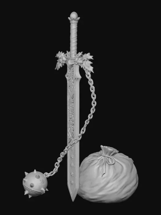 3D model for Santa's Gifted sword of pain , #Christmas2025#