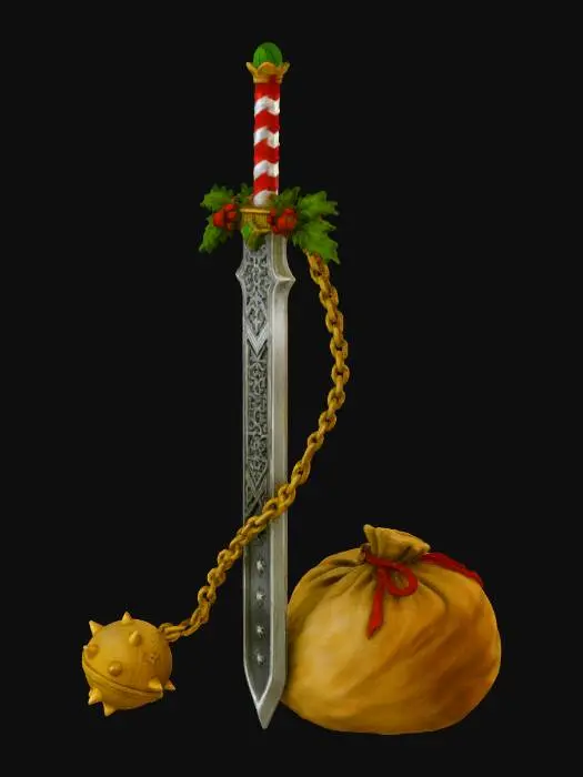 3D model for Santa's Gifted sword of pain , #Christmas2025#