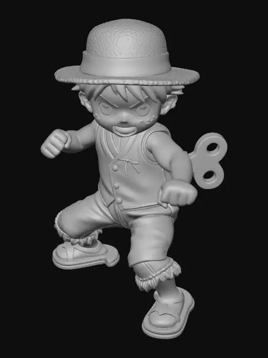 3D model for Straw Hat Figurine