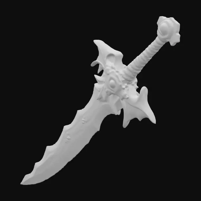 3D model for Godzilla Excalibur theme sword 