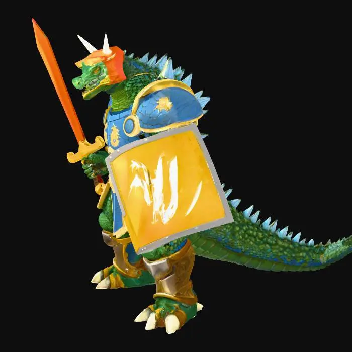 3D model for OSRS Godzilla