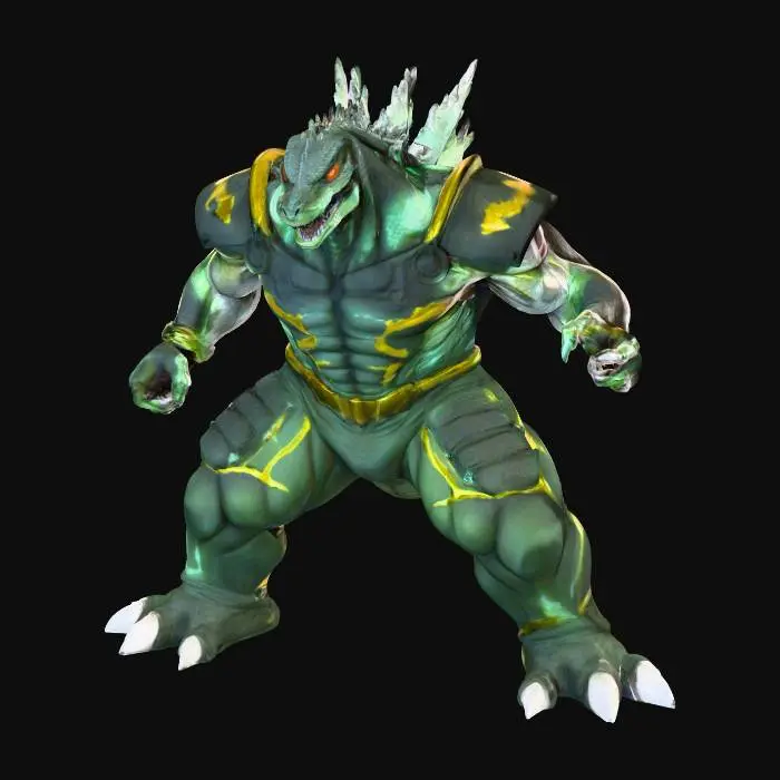 3D model for Godzilla the biggest villain of my hero academia , #villain#