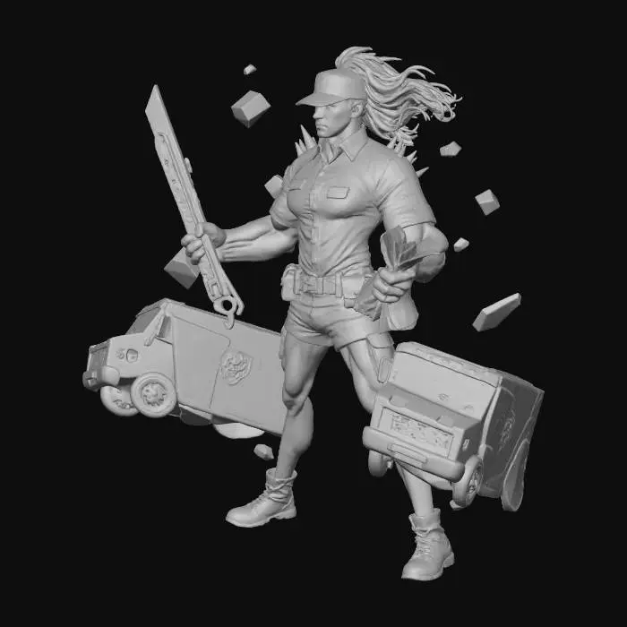 3D model for Courier Clash
