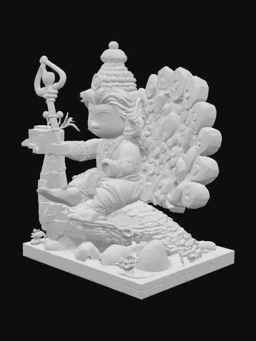 3D model for Divine Playful Guardian