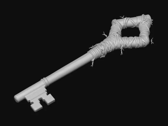 3D model for Barbed Key