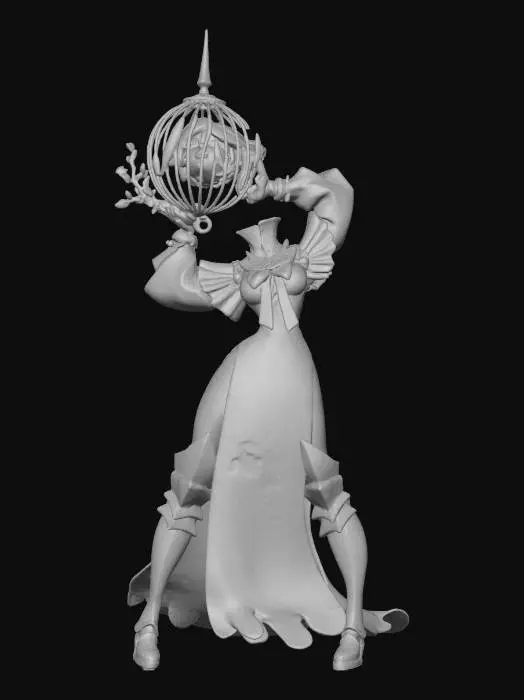 3D model for Caged Elegance, #villain#