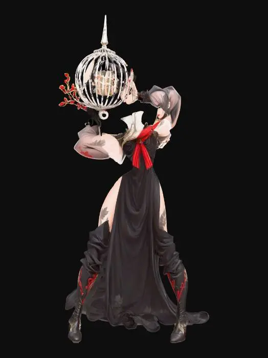 3D model for Caged Elegance, #villain#