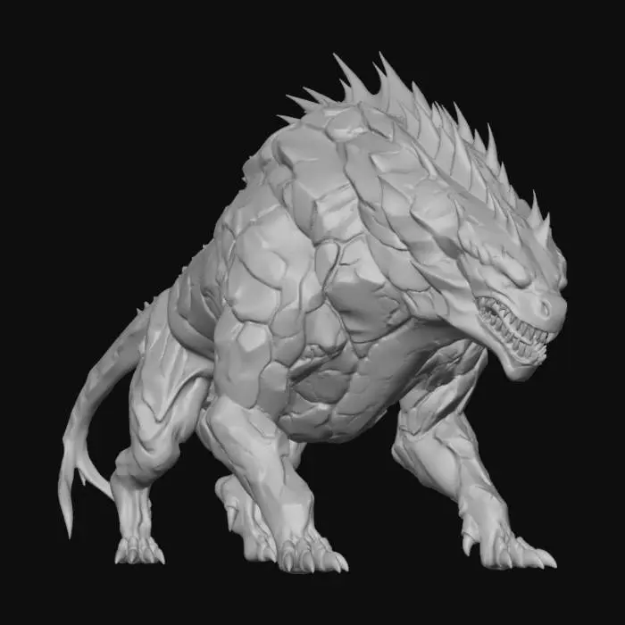 3D model for Infernal Behemoth