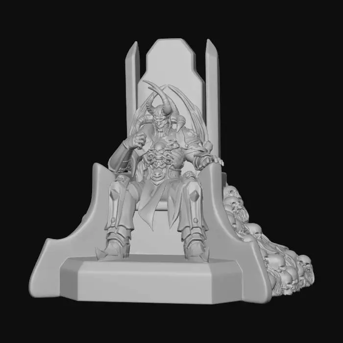 3D model for Demonic Throne