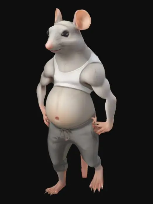 3D model for Muscle Mouse Gustambo