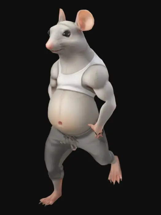 3D model for Muscle Mouse Gustambo