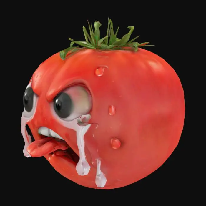 3D model for Tomato Fury cry