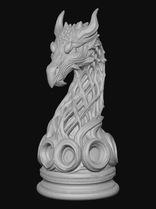 3D model for Ember Dragon Lamp