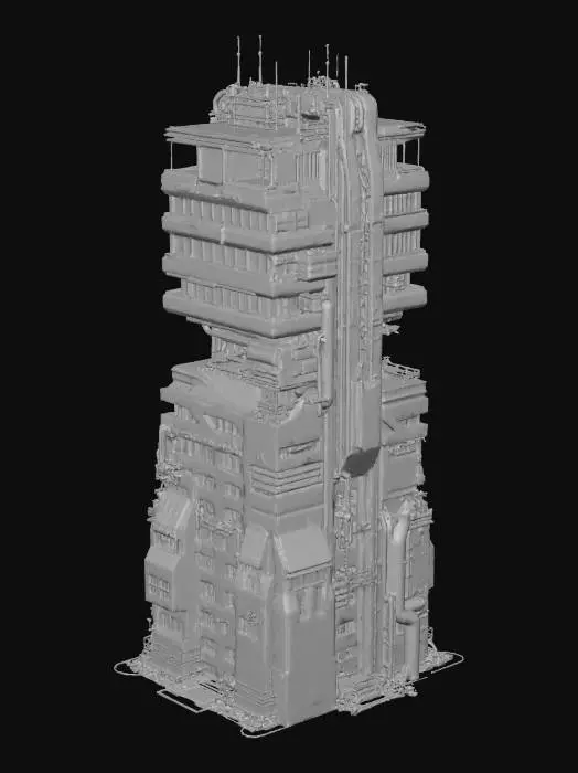 3D model for Tower of Industry, #Thanksgiving#