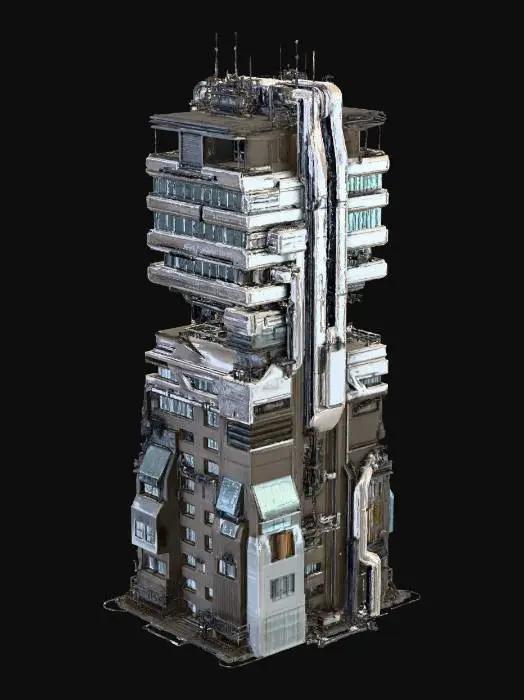 3D model for Tower of Industry, #Thanksgiving#