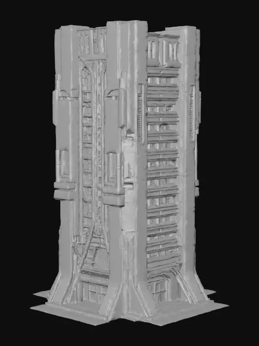 3D model for Fortress of Steel , #Thanksgiving#