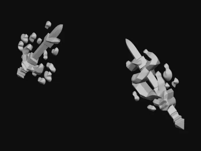 3D model for épée transcendant ciel et terre