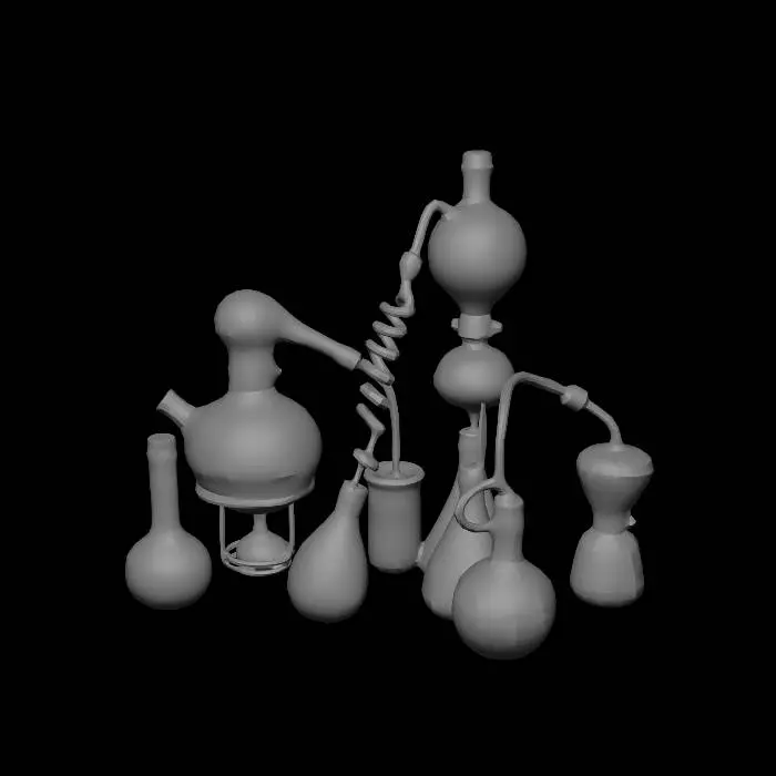 3D model for Medieval Glass Instrumentation