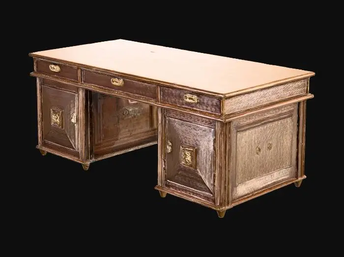 3D model for Wooden Desk Design