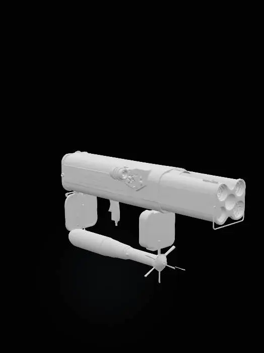 3D model for Rocket Launcher Display