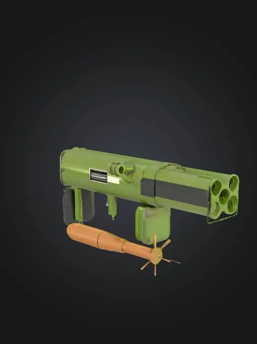 3D model for Rocket Launcher Display