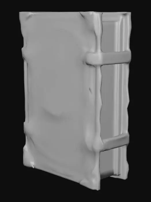 3D model for A closed thick arcane tome