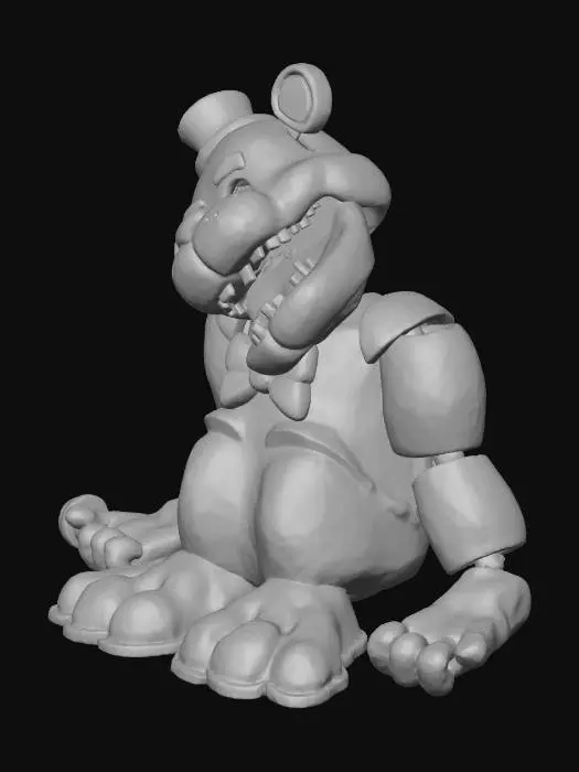 3D model for Golden Freddy