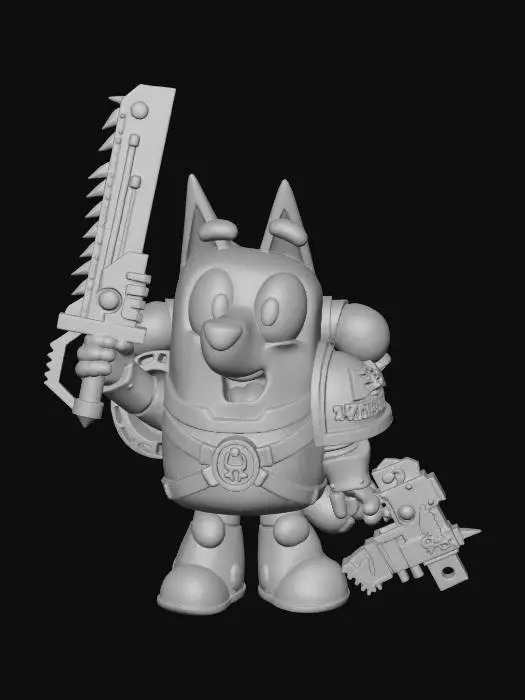 3D model for Space Pup Warrior2