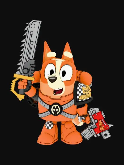 3D model for Space Pup Warrior2