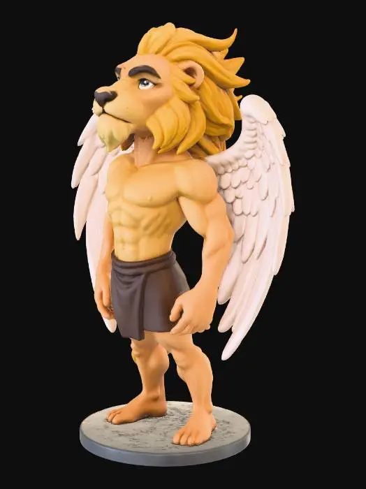 3D model for Lionhearted Guardian