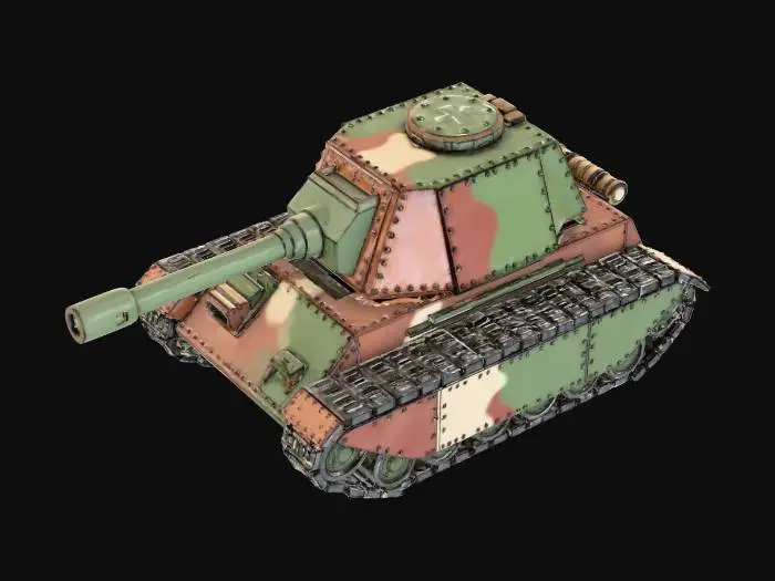 3D model for Patchwork Tank