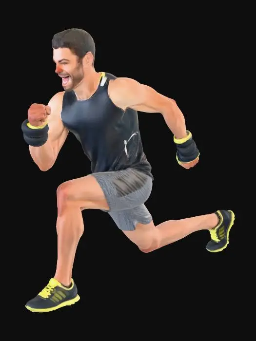 3D model for Runner's Stride