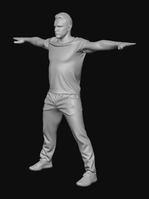 3D model for Stellar Stretch Pose