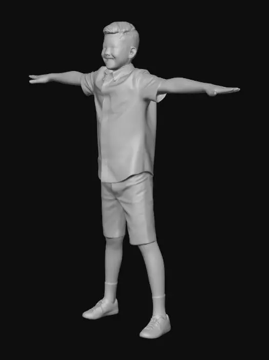 3D model for bambino braghe corte