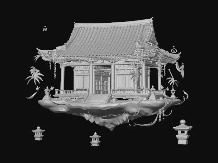 3D model for floating_room