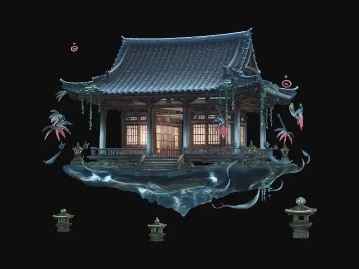 3D model for floating_room