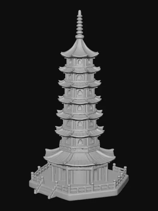 3D model for Pagoda Serenity