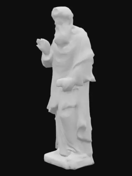 3D model for Saintly Figure in Blue and White Robe
