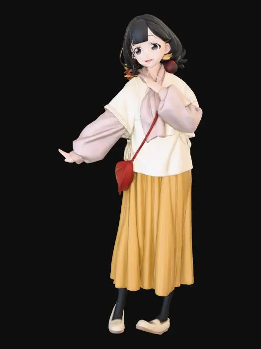 3D model for Autumn Stroll