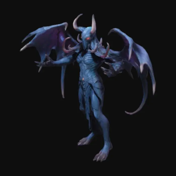 3D model for make an elite d&d like mind flayer with an elaborate suit. in a majestic pose.