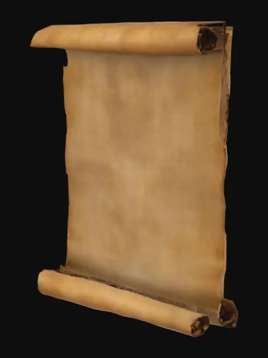 3D model for Ancient Scroll