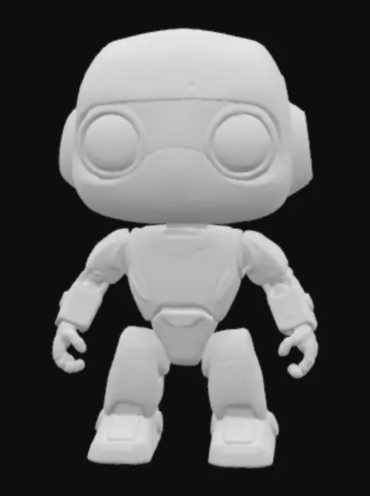 3D model for A small robot in Chibi style 
Inspired by waleee 
Cubic 
But modern
Polished 
Three js animation ready 