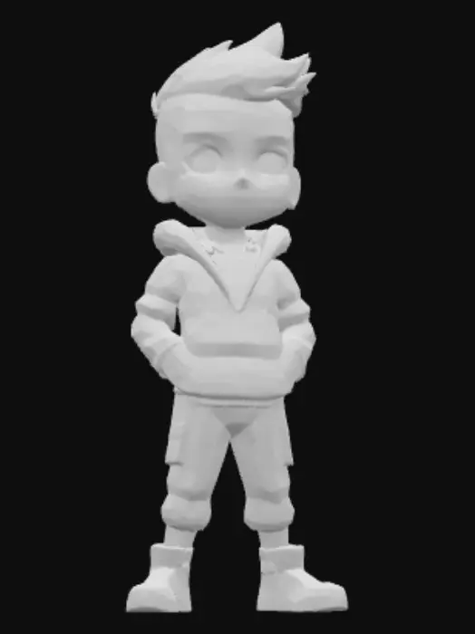 3D model for Gangster Chibi
Anime Style 
Modern
Trainings Anzug 
Sneaker 
Goldkette 
